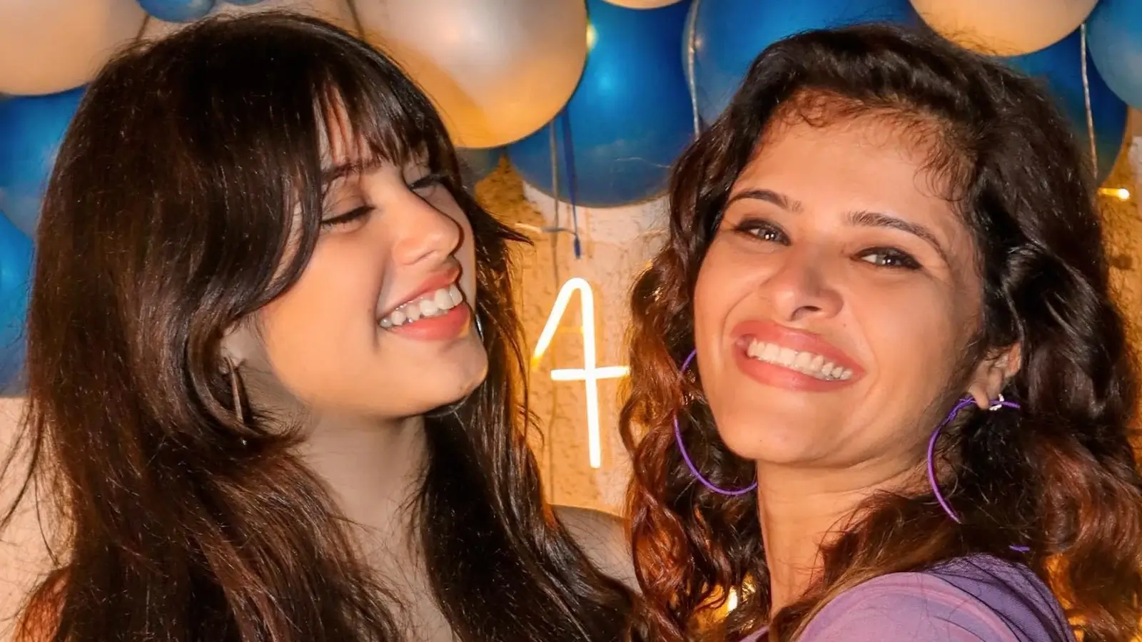 Riva Arora with her mother